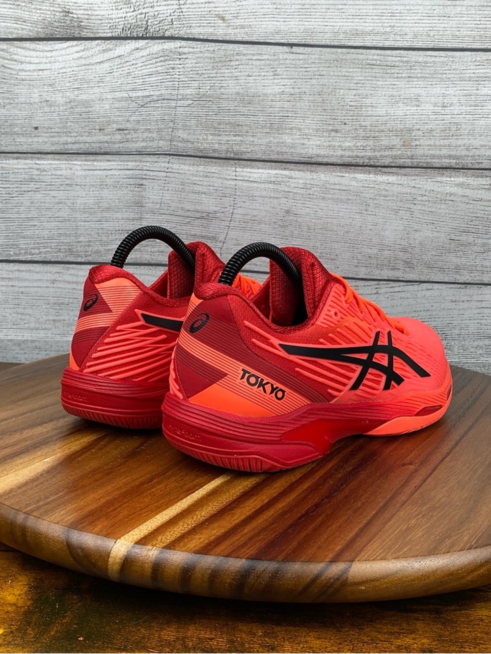 ASICS Solution Speed FF 2 Tokyo Sunrise Red Tennis Court Shoes 1042A181 Size 8 - Picture 5 of 12